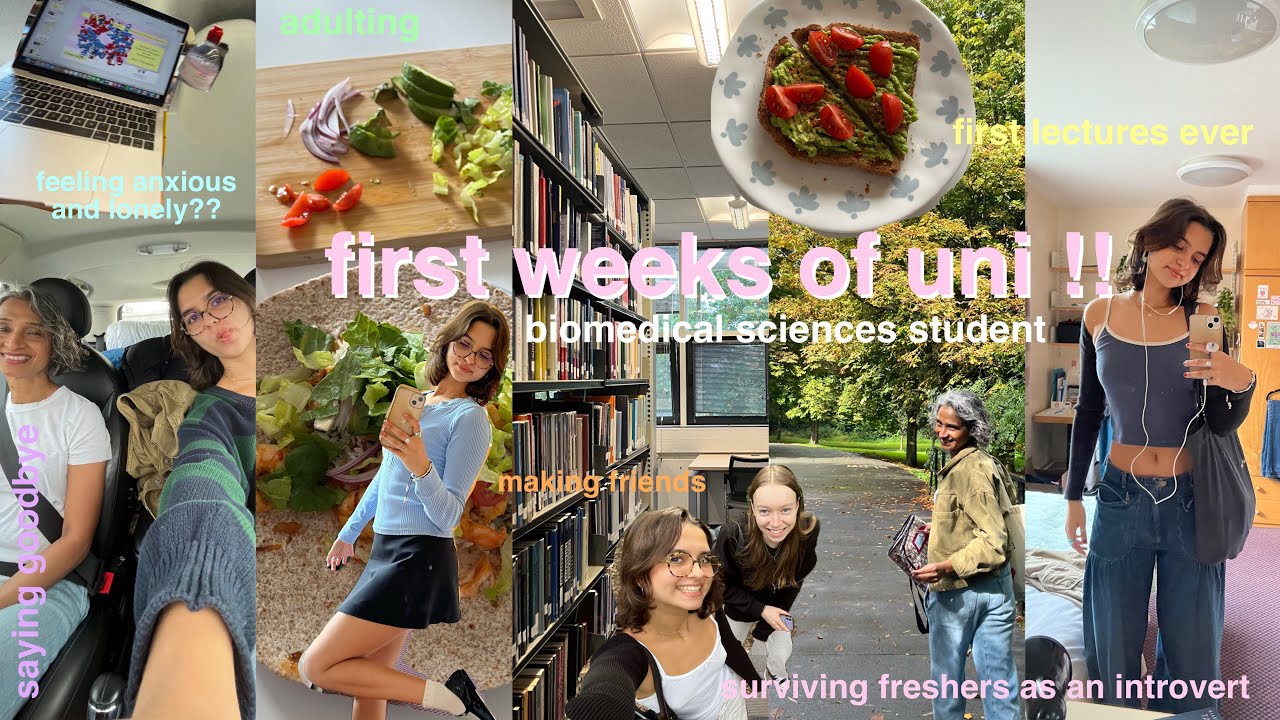 moving to uni | first few weeks💌freshers as an introvert, new friends and my first ever lectures!!