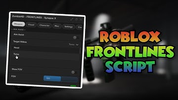 Roblox FRONTLINES Script | ESP | MORE!!