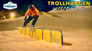 Snowboarding at Trollhaugen in Wisconsin For My FIRST TIME! (2023)