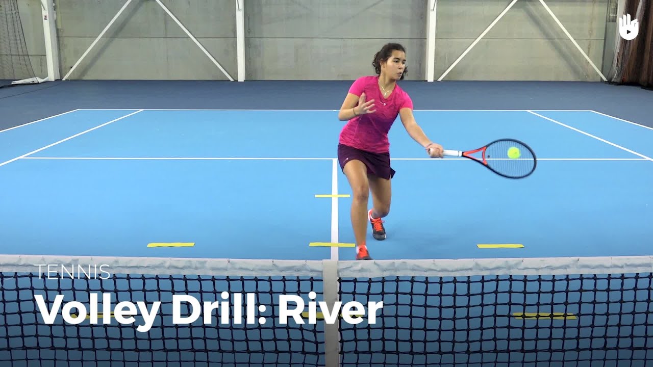 Volley Drill: River | Tennis - YouTube