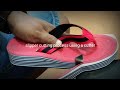 The process of cutting flip-flops with a cutter