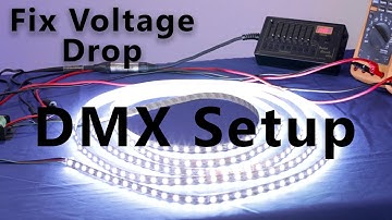 RGB LED Strip How to Fix Voltage Drop Using DMX