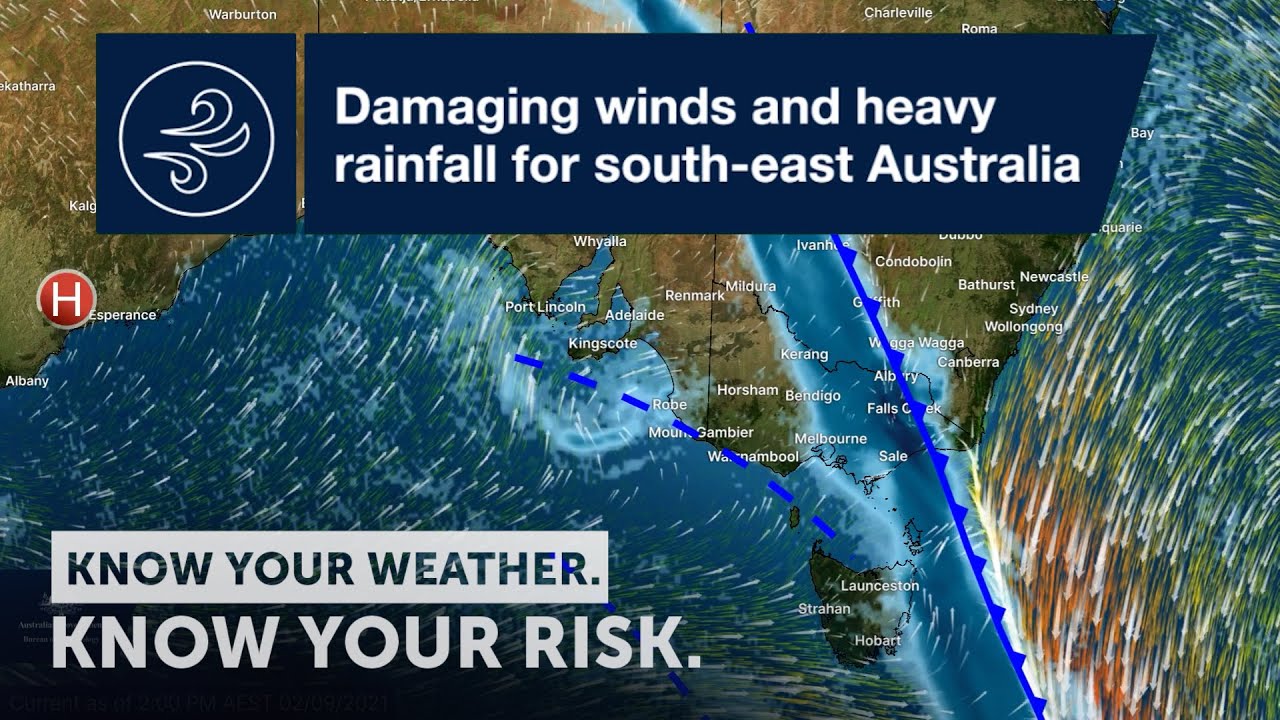 Severe Weather Update: damaging winds and heavy rainfall for SE Aus – 2 ...