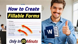 Transform Your MS Word: Easily Make Fillable Forms || MS Word Fillable Form Kaise Banaye