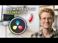 How to Export as MP4 in DaVinci Resolve - Step by Step 2026