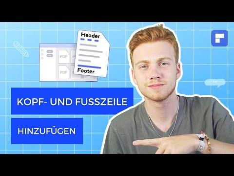 Video: Kann ich einem PDF-Dokument eine Fußzeile hinzufügen?