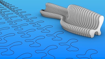 曲面編輯：放樣-012-公共座椅建構與切片