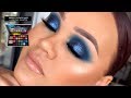 YA BLUE IT OUTTA THE WATER SIS!  Blue Smokey Eye Tutorial | BPerfect X Stacey Marie Carnival Palette