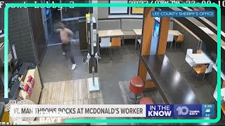 Florida Man Throws Rocks At Mcdonalds Worker