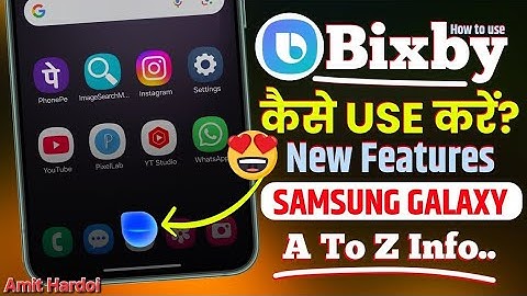 How to use bixby in samsung mobile | How to use Bixby in Samsung phone? #samsung#bixby#viral
