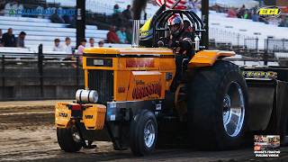 ECIPA Hot Farm & 4.1 Limited Pro Stock Tractors pulling in Monticello, IA! Great Jones Co Fair 2025