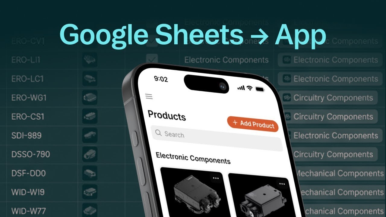 Google Sheets to App in Minutes [Glide Classic]