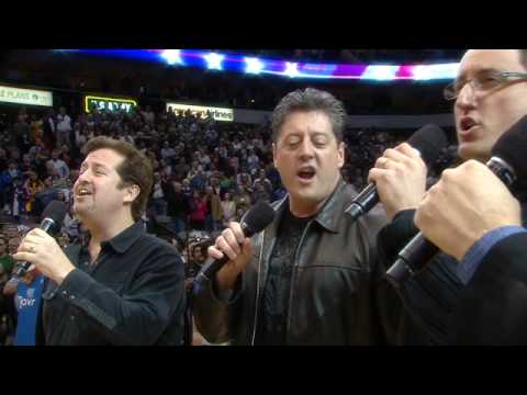 ACOUSTIX Quartet National Anthem for Dallas Maveri...