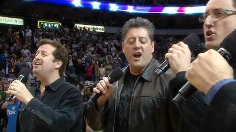 ACOUSTIX Quartet National Anthem for Dallas Maveri...