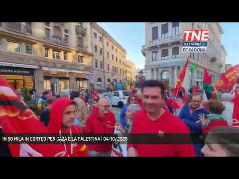 IN 50 MILA IN CORTEO PER GAZA E LA PALESTINA | 04/10/2025