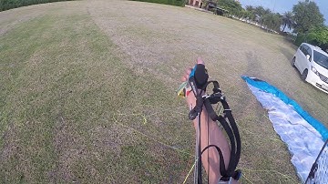 Paramotor Take Off | Cross wind 90 degree