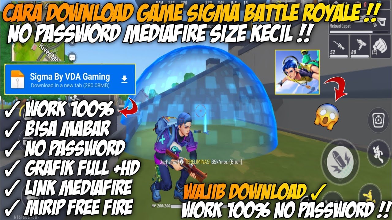 CARA DOWNLOAD GAME SIGMA BATTLE ROYALE MIRIP FREE FIRE TERBARU