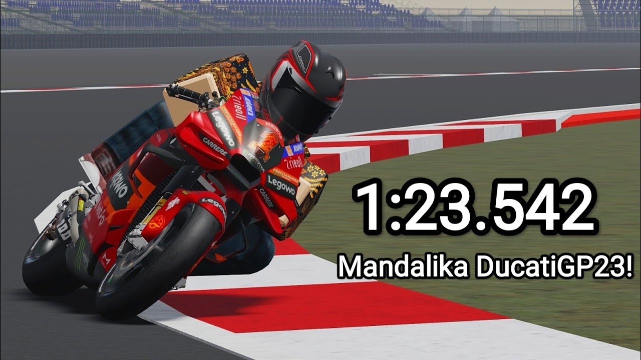 1:23.542! Mandalika DucatiGP23 | Moto Trackday Project