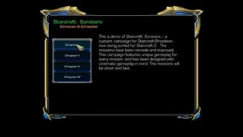 Starcraft 2 Custom Campaign (SC: Survivors)