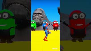 GTA 5 Epic Water Ragdolls Spiderman vs MINIONS Jumps/Fails Ep.747 #shorts