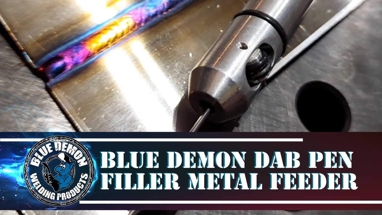 Blue Demon Dab Pen Filler Metal Feeder - a collaboration with Dabs