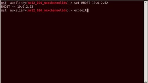 Demo khai thác và fix lổ hổng MS12-020