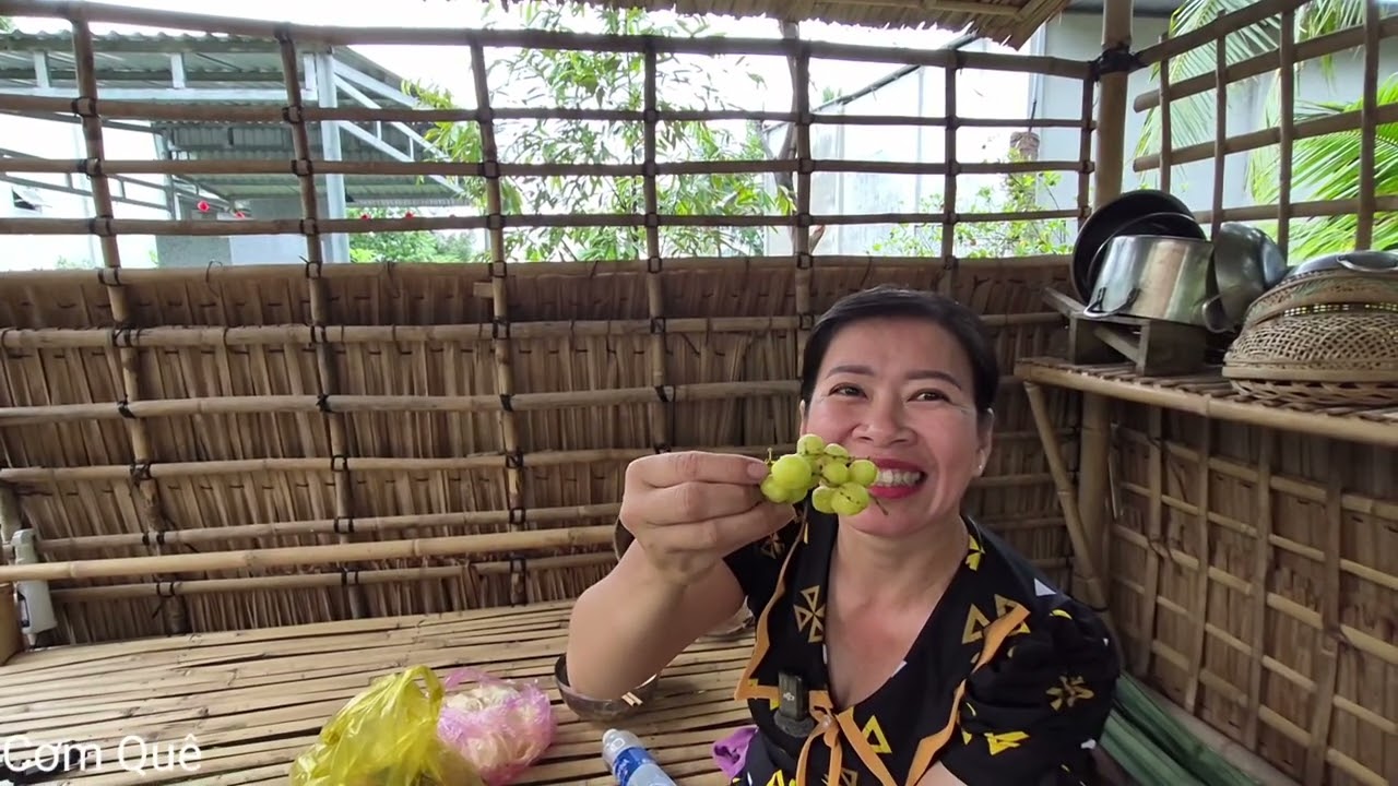 Kho khô cháo trắng chiều mưa lù đù chiên giấm ăn no cả ngày.  Cơm Quê 