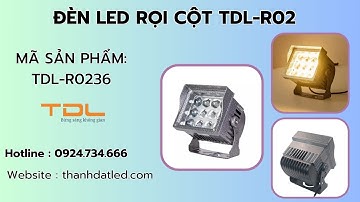 Hướng Dẫn Lắp Đèn Rọi Cột Vuông TDL-R02 36w | Đèn Rọi Cột Sân Vườn | Thành Đạt LED