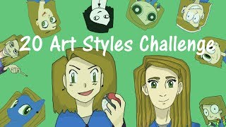 20 Art Styles Challenge (Part 2) Hooray