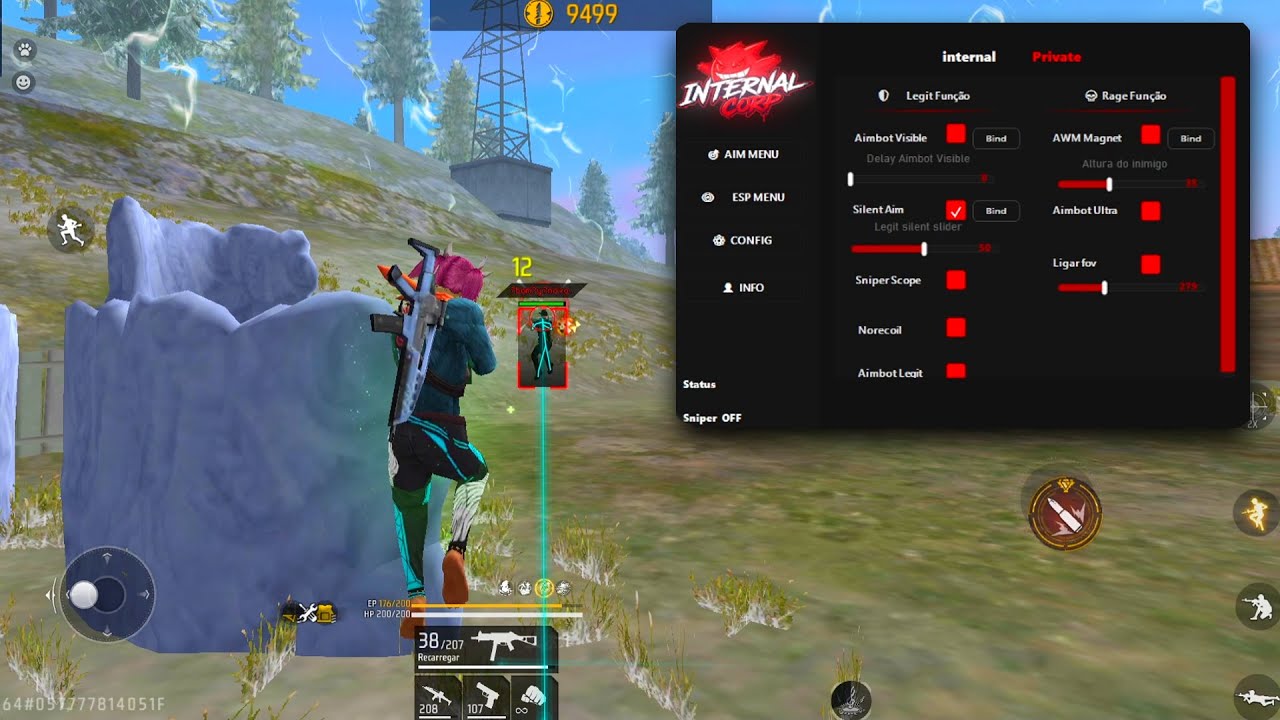 JOGANDO APOSTADO COM PAINEL CHEAT AIMBOT😯 XITANDO EM APOSTADO ATÉ COMPRAR UMA PORSCHE KKKKKKKKK