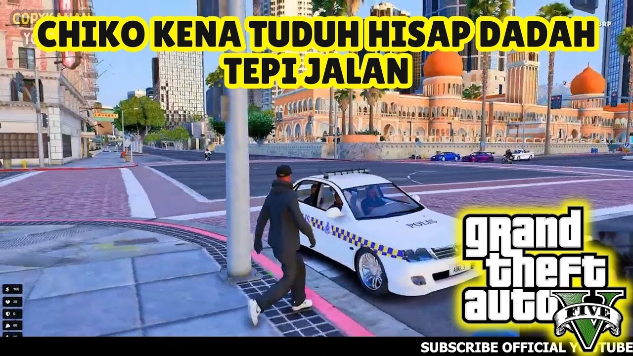 🔴 GTA 5 | CHIKO KENA TUDUH HISAP DADAH TEPI JALAN