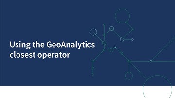 Using the GeoAnalytics closest operator - Qlik Sense
