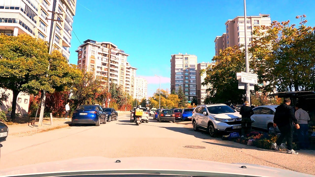 Ankara [4k60fps], Batıkent'ten Beştepe'ye Sürüş Turu - Driving Tour from Batikent to Bestepe