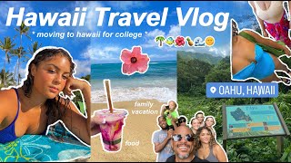 Hawaii Travel Vlog ✈️🌺 | first week in Oahu with my family before I start college!