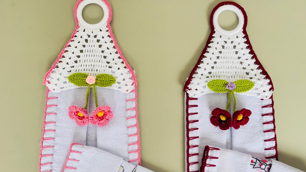 Bate mão em crochê simples para iniciantes