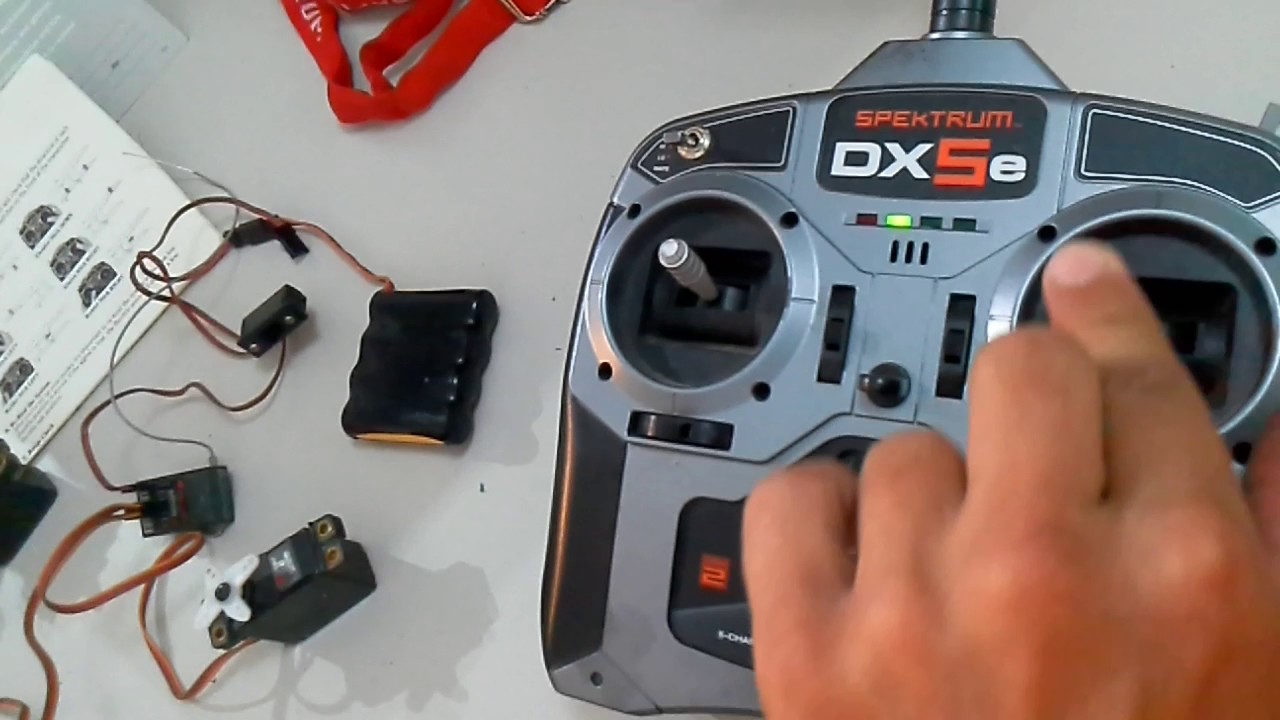 Prueba Radio Control Spektrum Dx5e - Con Receptor - VENTA - YouTube
