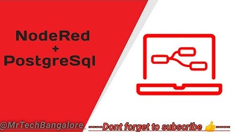 MQTT - IOT | How to integrate Node Red with PostgreSql? #iot  #noderedtutorials #nodered #education