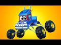 Vrachtwagencartoons voor kinderen - Super Stunt MONSTERTRUCKS! - Supertruck in Autostad