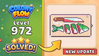 Colony Flow! Level 972 Walkthrough 🐜 | ABI GAMES Solution & Gameplay 🧩 (New Update)