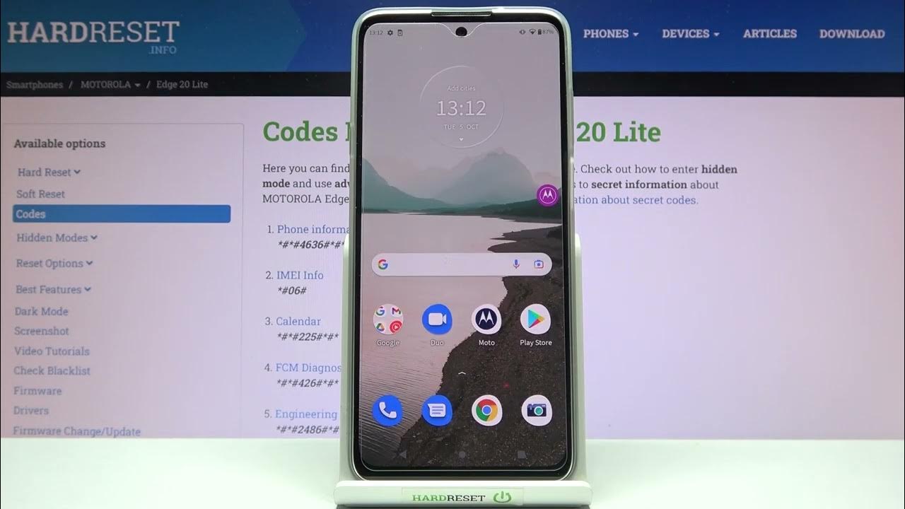 How to Change Voicemail Notification Sound in MOTOROLA Edge 20 Lite Find Voicemail Settings