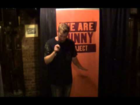 Comedian Jake Howie and the We Are Funny Comedy Challenge, May 2014