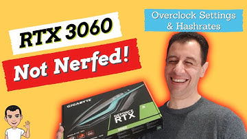 RTX 3060 12GB | Unlocked for Mining Ethereum | Overclock Settings for 49MH/s @ 110Watts!