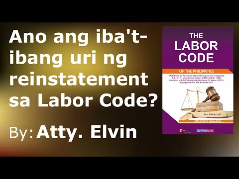 Video: Ano ang reinstatement?