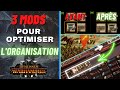 Mods - Optimiser organisation - Warhammer Total War 3 - Seigneur héros bâtiment formation bataille