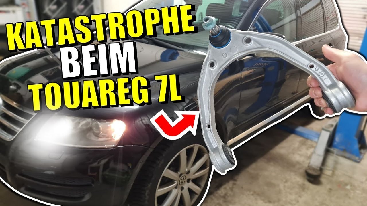 6h ARBEIT wegen einer SCHRAUBE! Oberer Querlenker im Touareg 7L tauschen = Katastrophe