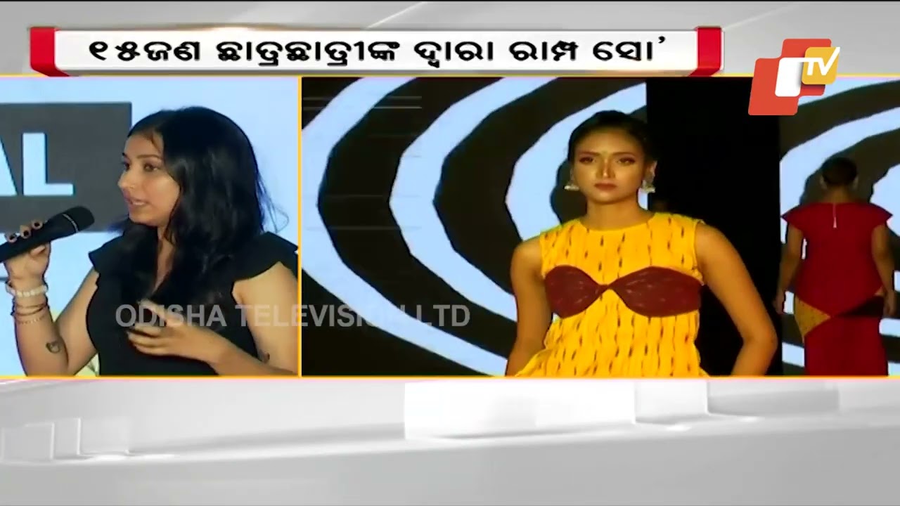OTV’s Litisha Mangat Panda attends fashion event at JD fashion Institute in Bhubaneswar