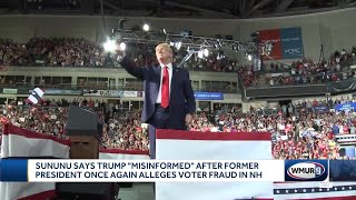 Sununu says Trump 'misinformed' after former president repeats false voter fraud claims