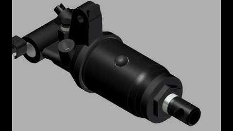 Trolley Jack Power Ram 3D Inventor 2008 Animation