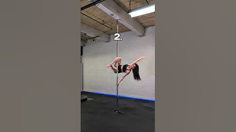 How to transition into the pole move Inside Leg Hang// pole dance tutorial #poledance #polesport