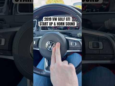 2019 VW GOLF GTI | START UP & HORN SOUND #catchingcars #hornsound #vwgolfgti #tcr #startup